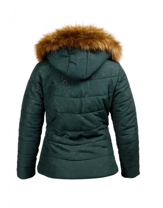 Girls Jacket Quilted Wild Green